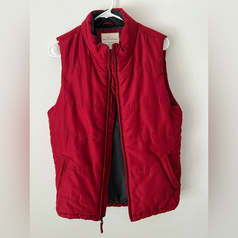 WEATHERPROOF VINTAGE Red Vest S - Picture 7 of 10